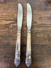 Sterling Silver Towle Danish Baroque Flatware 9” Dinner Knife Vntg 1970