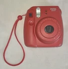 FujiFilm Instax Mini 8 Instant Camera Red Raspberry TESTED