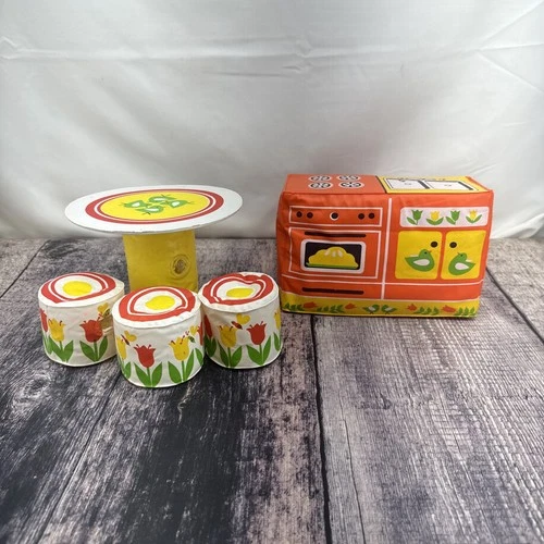 Lot of Vintage 1970's Barbie Puff N Play Blow Up Inflatables & Misc. Furniture