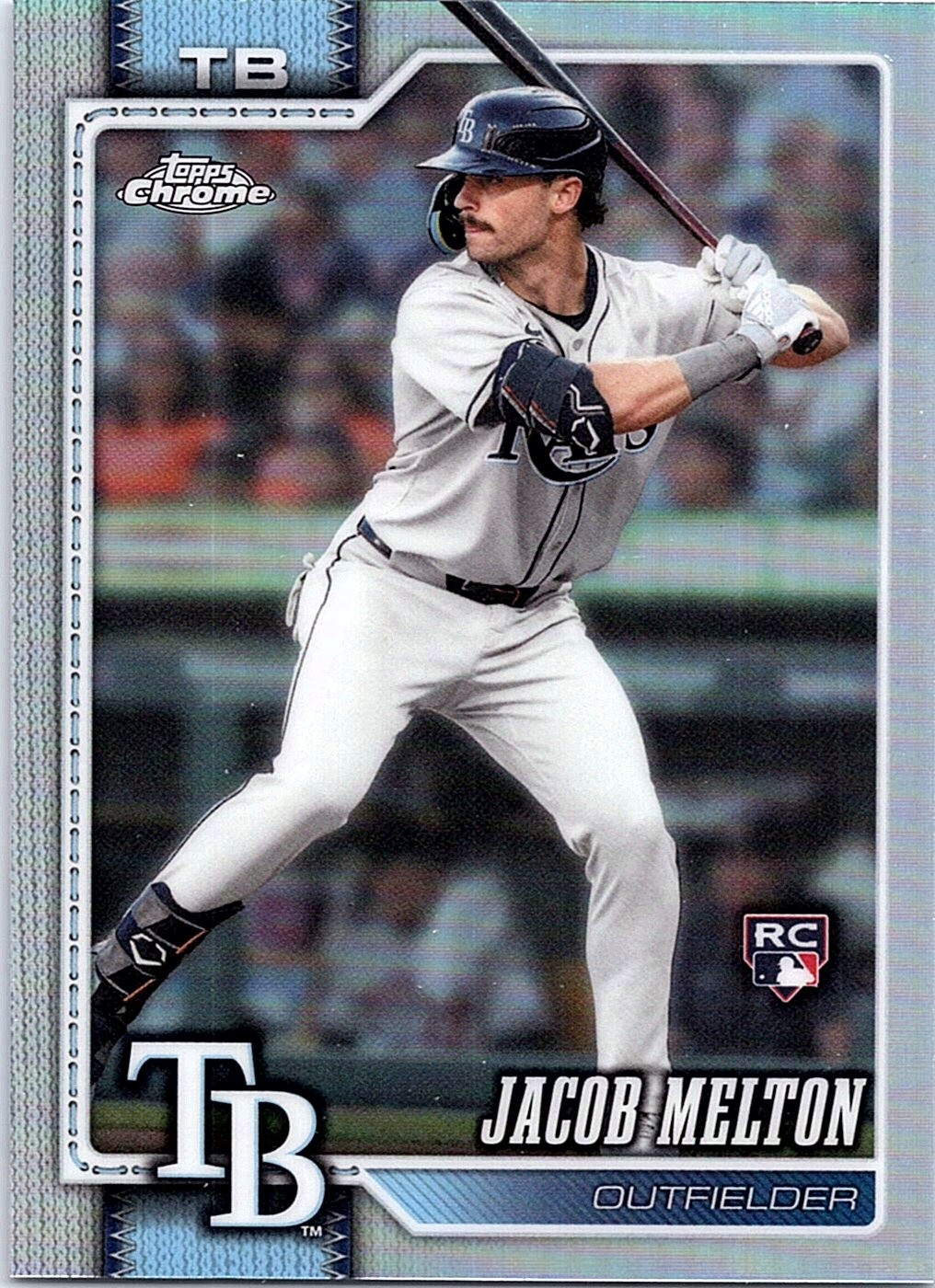 2026 Topps Chrome - Jacob Melton Refractors #245 - Tampa Bay Rays