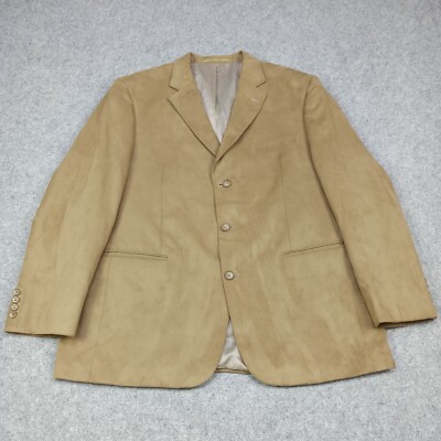 DIGEL Blazer Mens Size EU 27 UK 44S Beige Light Brown Jacket Sport Coat 3-Button