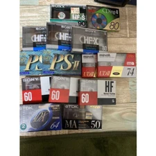 maxell, SONY, TDK, metal cassette tape