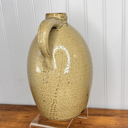 RARE Vintage Paul Pfrehm Signed Dated ‘90 Pottery Stoneware Salt Glaze Jug 9” - Picture 6 of 10