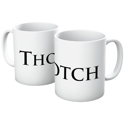 Brian Pern Thotch Logo Parodie Rock Band Life Of TV Show Becher Tasse Tee Kaffee