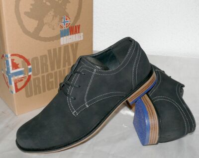 Norway Originals B244500 Modern Elegante Business Schuhe Boots 41 45 Schwarz
