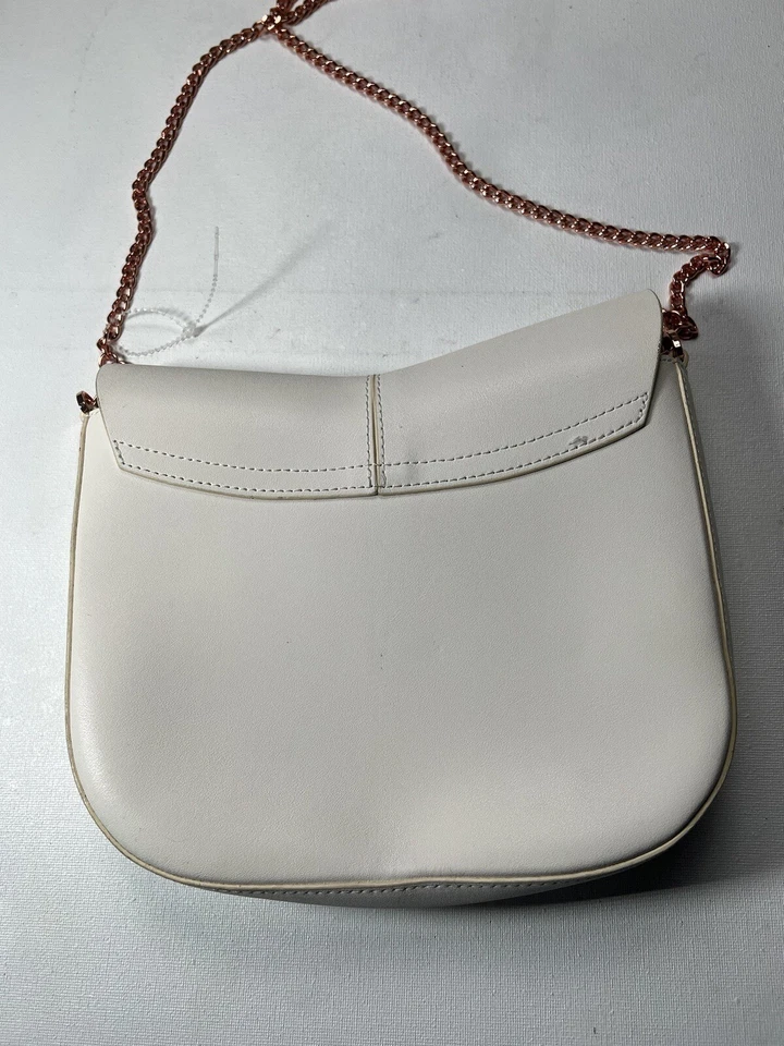 Ted Baker белый Cat цепочка через плечо сумочка сумка стразы запонки розовое золото тон - Изображение 4 из 4