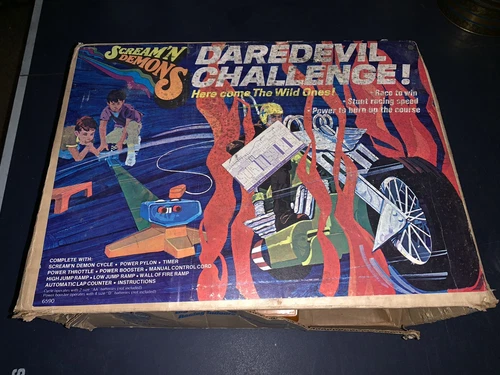 Vintage Hasbro Scream’n Demons Daredevil Challenge With Box