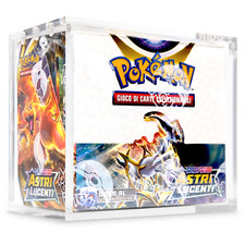 Teca Case in Plexiglass Trasparente Magnetico Display Box 36 Bustine Pokemon
