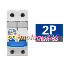1PC NEW TECO Miniature circuit breaker BM-63 2P YX