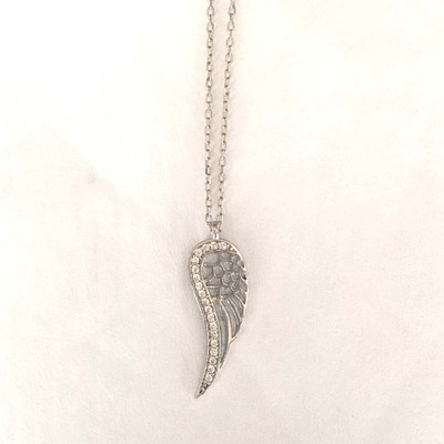 Sterling Silber Halskette 925k-Pfau Pfau Geschenk für Mama US CZ Anhänger & Kette