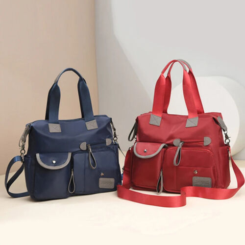 New Ladies Tote Bag Fashion Nylon Waterproof Casual Shoulder Bag Mummy Bag Large - Picture 20 of 29