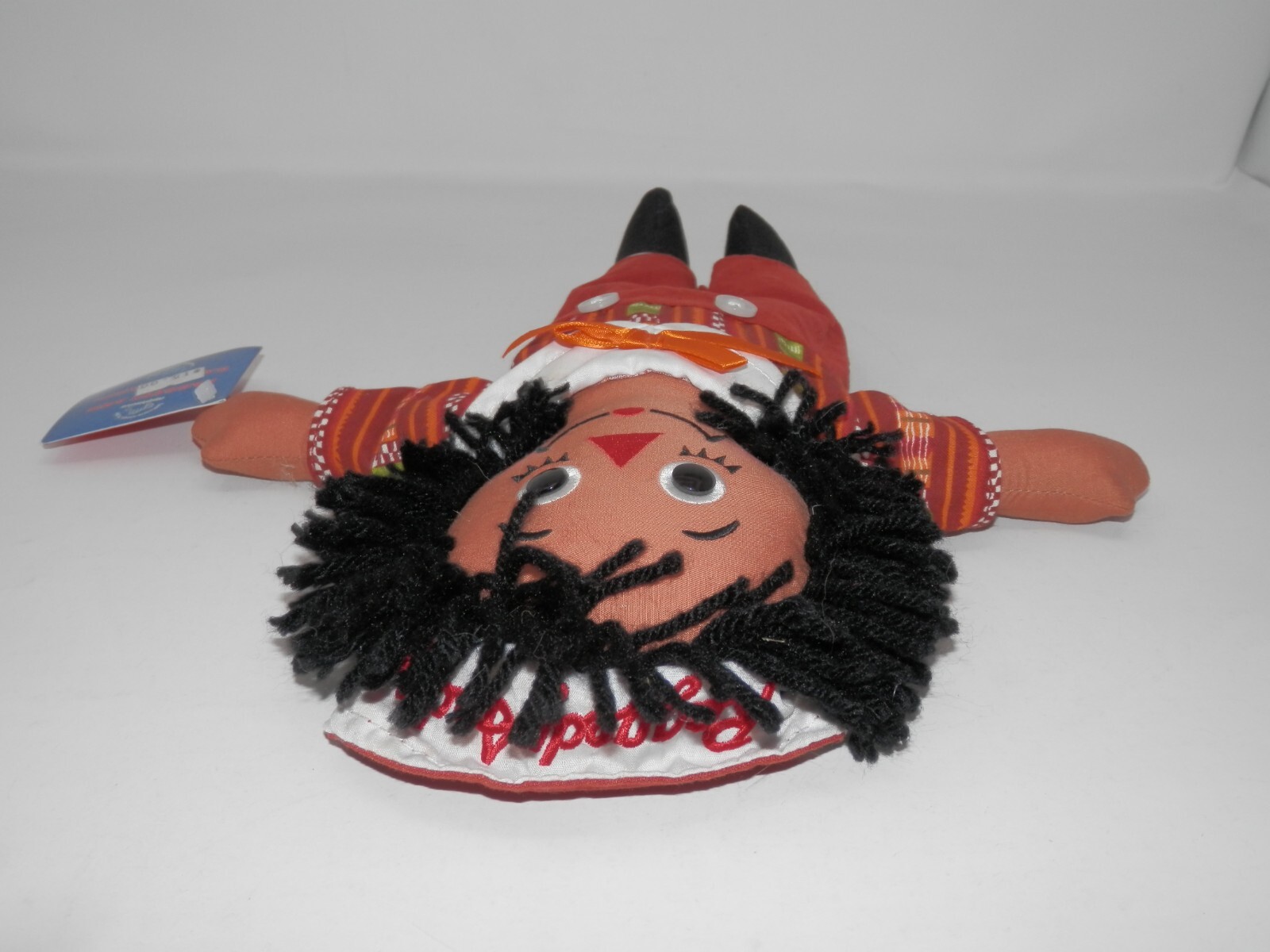 Applause Ethnic Raggedy Andy Doll - 12" Black African-American Plush Toy New NWT