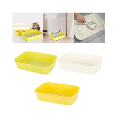 Katzentoilette offen Katzenklo Katzentoilette Kätzchen Töpfchen Tablett für Indoor Katzen