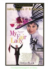 MY FAIR LADY MOVIE POSTER 30TH ANN. 27x40 Untrimmed AUDREY HEPBURN CECIL BEATON