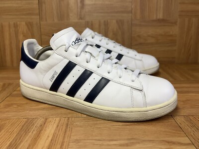 RARE Adidas Campus Leather White Black Sz 11 Men's Skateboarding '03 DMC | eBay RARE Adidas Campus Leather White Black Sz 11 Men's Skateboarding '03 DMC | eBay