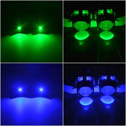 2X Ojos del Diablo Demonio Mal de Ojo LED DRL para Proyector Lente Faro de Coche Readaptación - Imagen 12 de 12