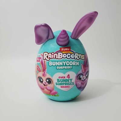 ZURU RainBocoRns w/ Cotton Tails -Bunnycorn Surprise with Purple Ears/Tail- NEW
