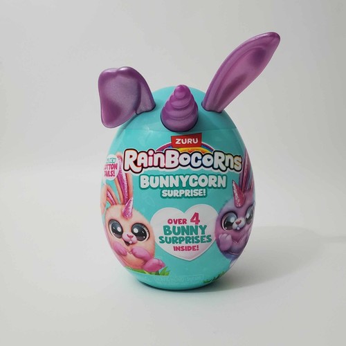 ZURU RainBocoRns w/ Cotton Tails -Bunnycorn Surprise with Purple Ears/Tail- NEW - Afbeelding 1 van 3