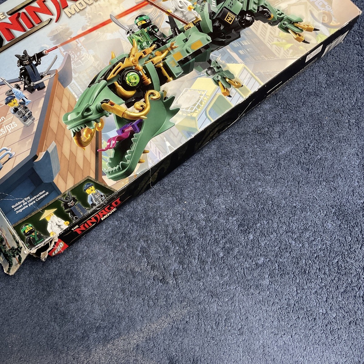 LEGO Ninjago Movie 70612 Green Ninja Mech Dragon Incomplete Mostly