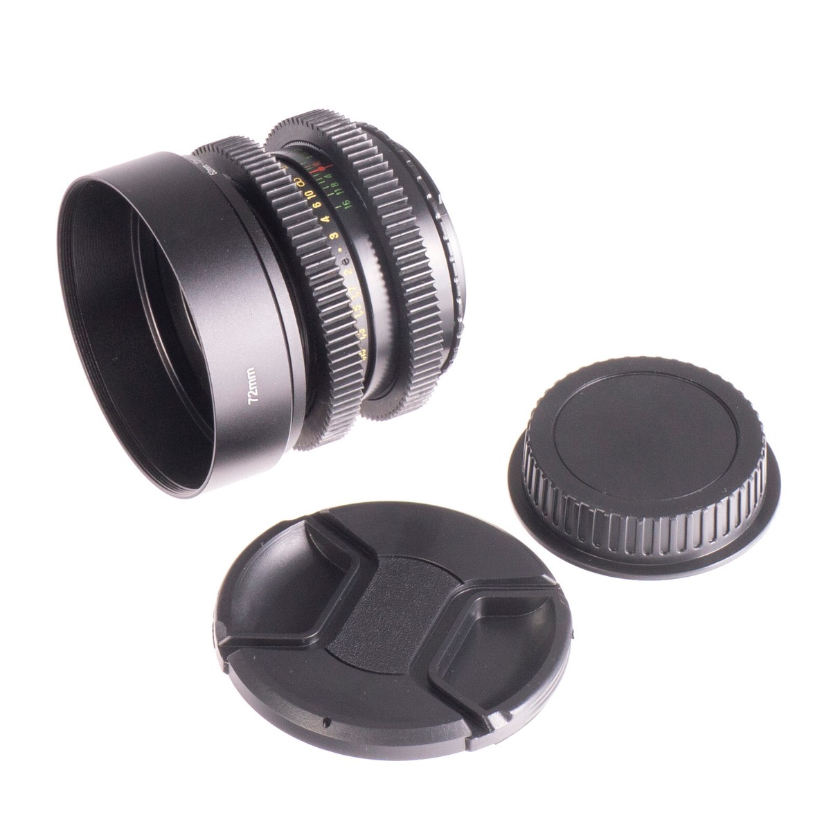 Helios 44 2/58 Prime Cine Mod Portrait Lens For Canon EF! 44M 58mm