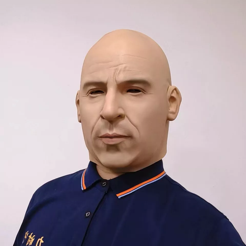 Masquerade Halloween Latex Vin Diesel Head Mask Carnival Party Cosplay Costumes - 第 6/6 張圖片