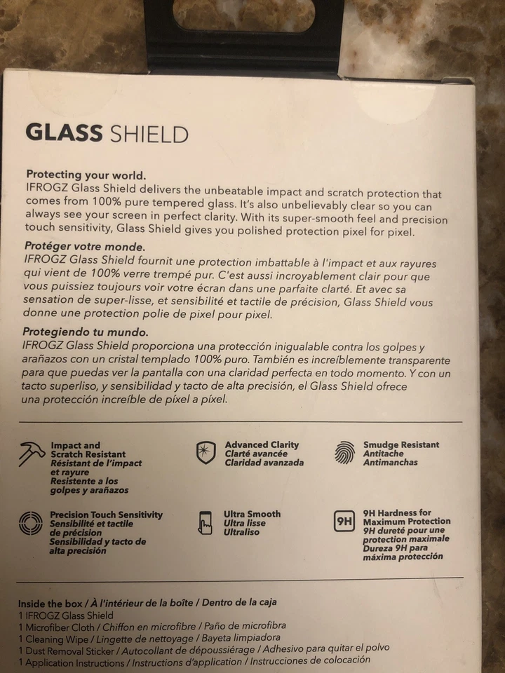 IFROGZ Glass Shield for Apple IPhone 6/6s/7 - Brand New Sealed - Image 2 of 3