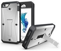 Silver Rugged Armor Tank Stand Case Screen Guard Cover For Apple Iphone Se 5 5s on sale Silver Rugged Armor Tank Stand Case Screen Guard Cover For Apple Iphone Se 5 5s on sale