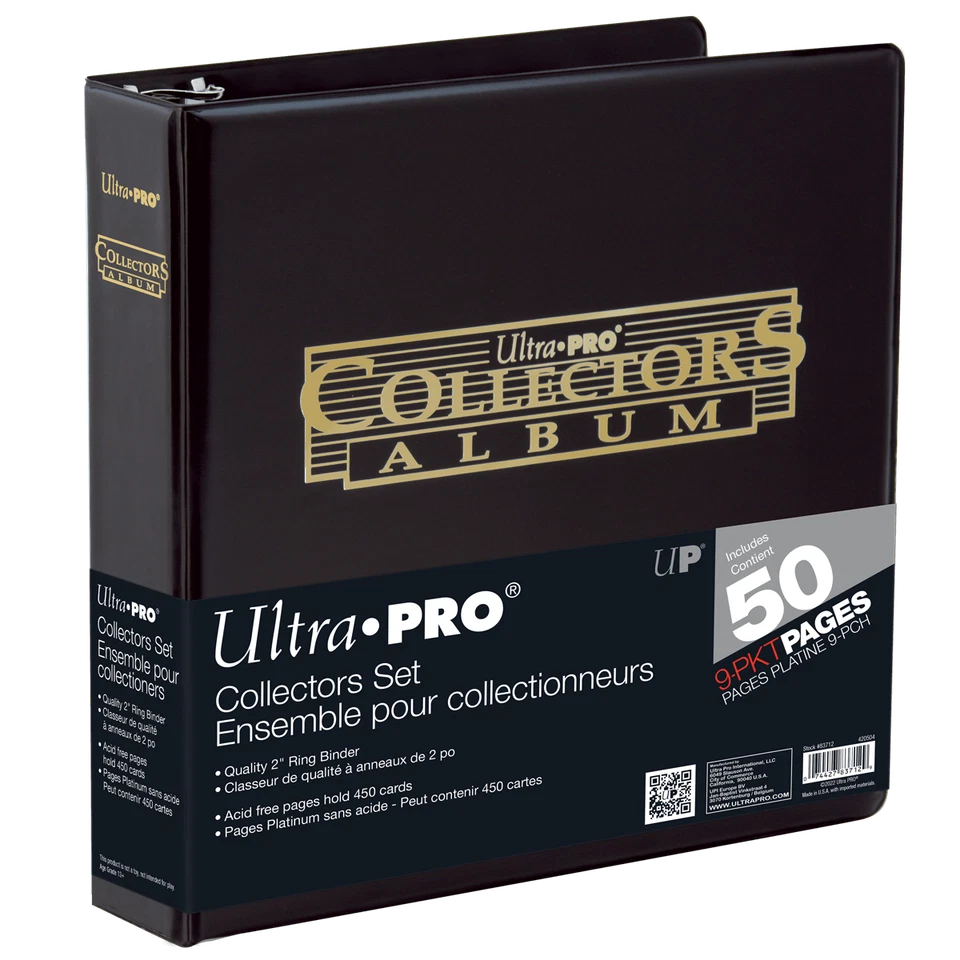 Ultra PRO 9Bolsillos Coleccionistas Portafolio Álbum Platino Tarjetas Coleccionables Protecciones Foto 2 de 2