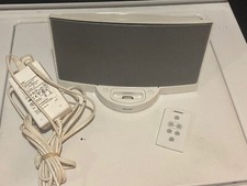 BOSE Sounddock Series 1 W/ Remote, Power Adapter White Works 30 Pin WORKS