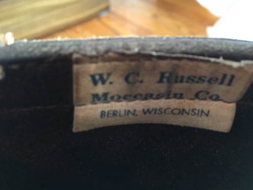 WC Russell Moccasin Co. Unisex Men's 8 Ladies 9.5 Tall Snake Boots EUC - Picture 8 of 9