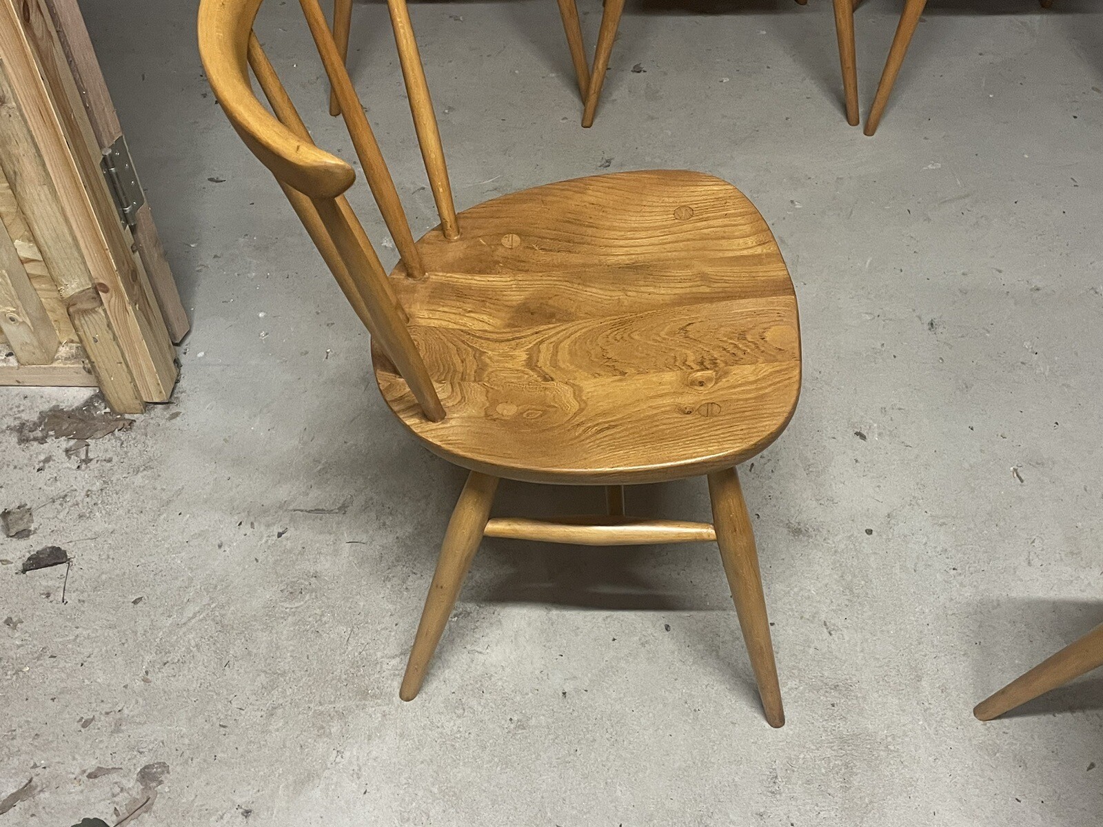 SUPERB RARE RETRO ERCOL OYSTER DINING CHAIR, CLEAN CONDITION, CHOOSE