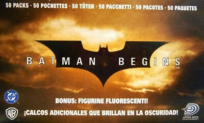 GW3483 Batman Begins Sticker Booster Display (50 Stück) Neu & OVP