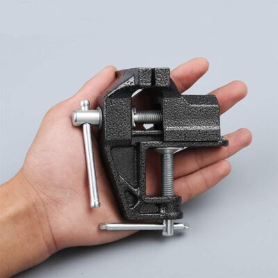 Mini Table Clamp, Small Bench Vice, New upgraded cast iron manufacturing Jewe...