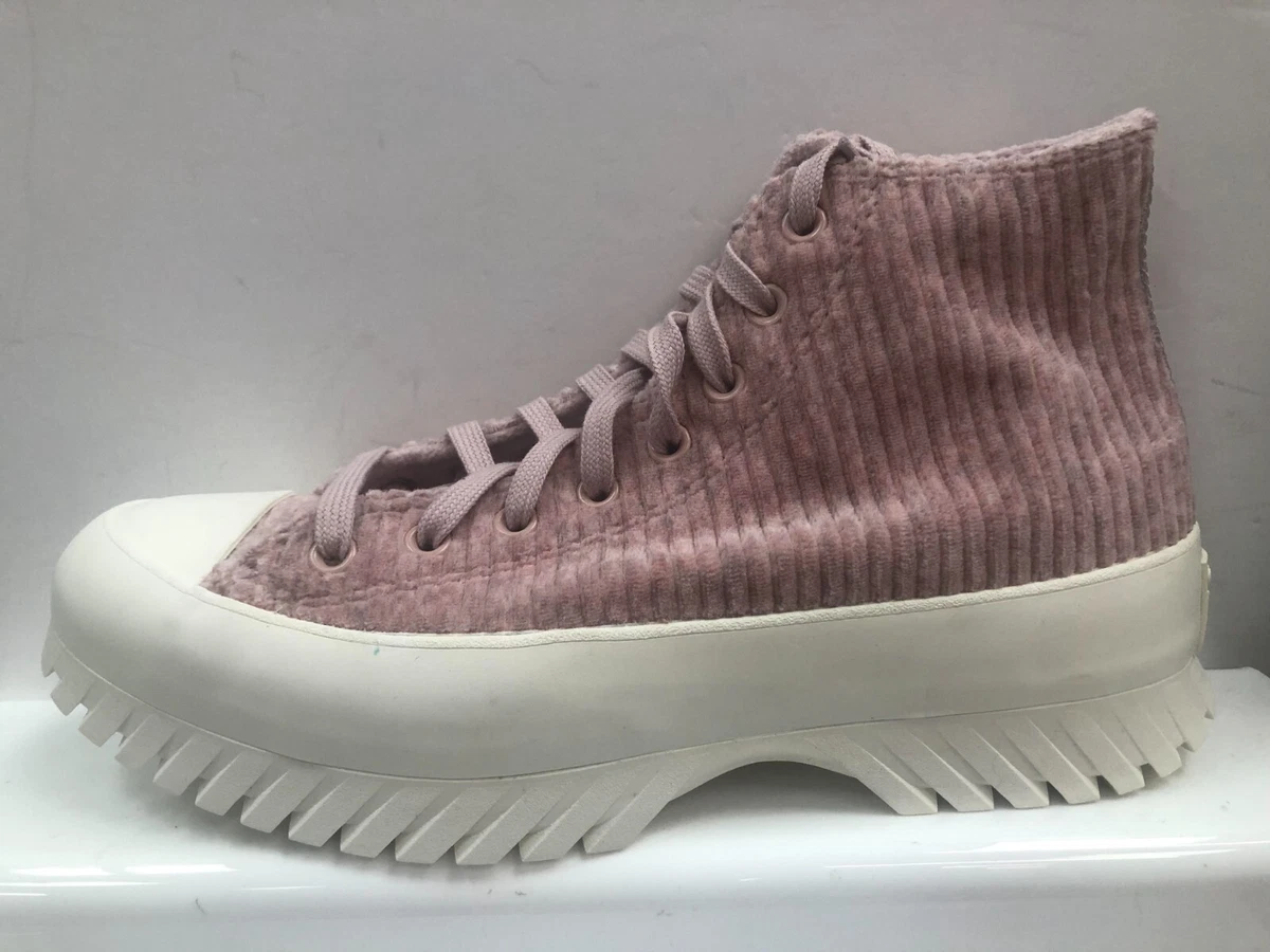 Converse Crant e Hi Velours Pierre Mauve Plateforme UK 9 US 11 Ue