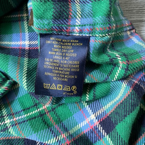 PYREX VISION FLANNEL SHIRT vtg ralph lauren rugby virgil abloh off white plaid M - Picture 8 of 9