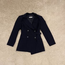Louis Vuitton Womens Navy Blazer Jacket Fr 34