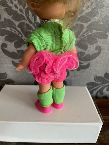 Muñeca Mattel 1988 pequeña Lil Miss para dormir bailarina corazón rizado rosa - Imagen 12 de 12