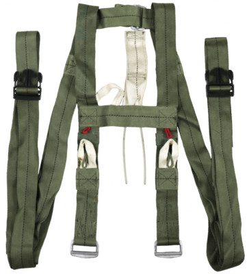 US Military Parachute Harness OD Green Air Item USGI Jump | eBay