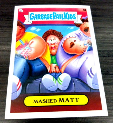 Garbage Pail Kids Go On Vacation Don't Make Me Pull Car Over ''MASHED MATT'' 1a