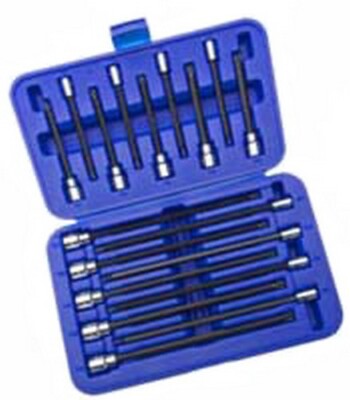 Vim Tools V458L 18 Piece Torx Specialty Set Extra Long S2 Steel Bits