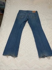 1960s Dark blue Levi jeans men 36x32