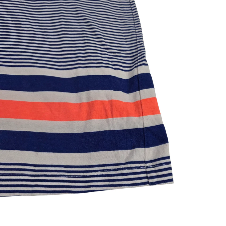 Vestido Lilly Pulitzer Shrt Mujer Azul L Algodón Manga Larga Rayas Faro Informal Foto 4 de 4