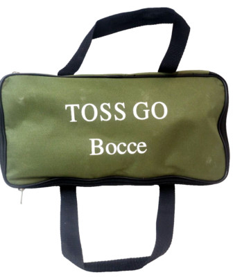 90mm Bocce Set w/Case, 8 Balls, 1 Palino, Outdoor Game, w/Instructions, NEW