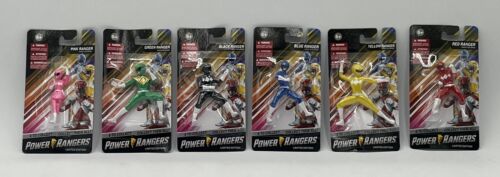 Juego completo de 6 figuras de Mighty Morphin Power Rangers edición limitada de Hasbro - Imagen 1 de 8