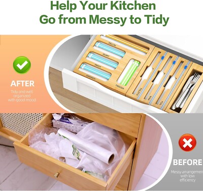 IN Plastic Wrap Dispenser with Cutter, Kitchen Organizers and Storage - Main Image