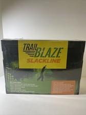 Trailblaze 50-60ft Complete Slackline With Ratchet, Tree Protectors  Carry Bag