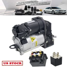 For Mercedes GL ML W164 X164 Air Suspension Compressor Pump Valve Block & Relay