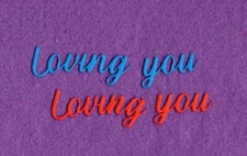 LOVING YOU die cuts scrapbook cards