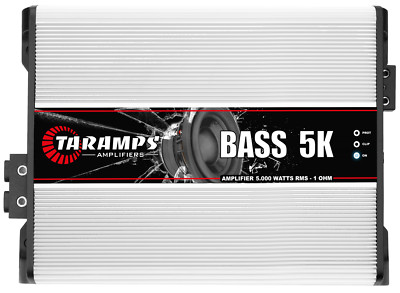 Taramps Bass 5k Amplifier 1 Ohm 5000 Watts RMS 1 Channel Full Range Car Audio
