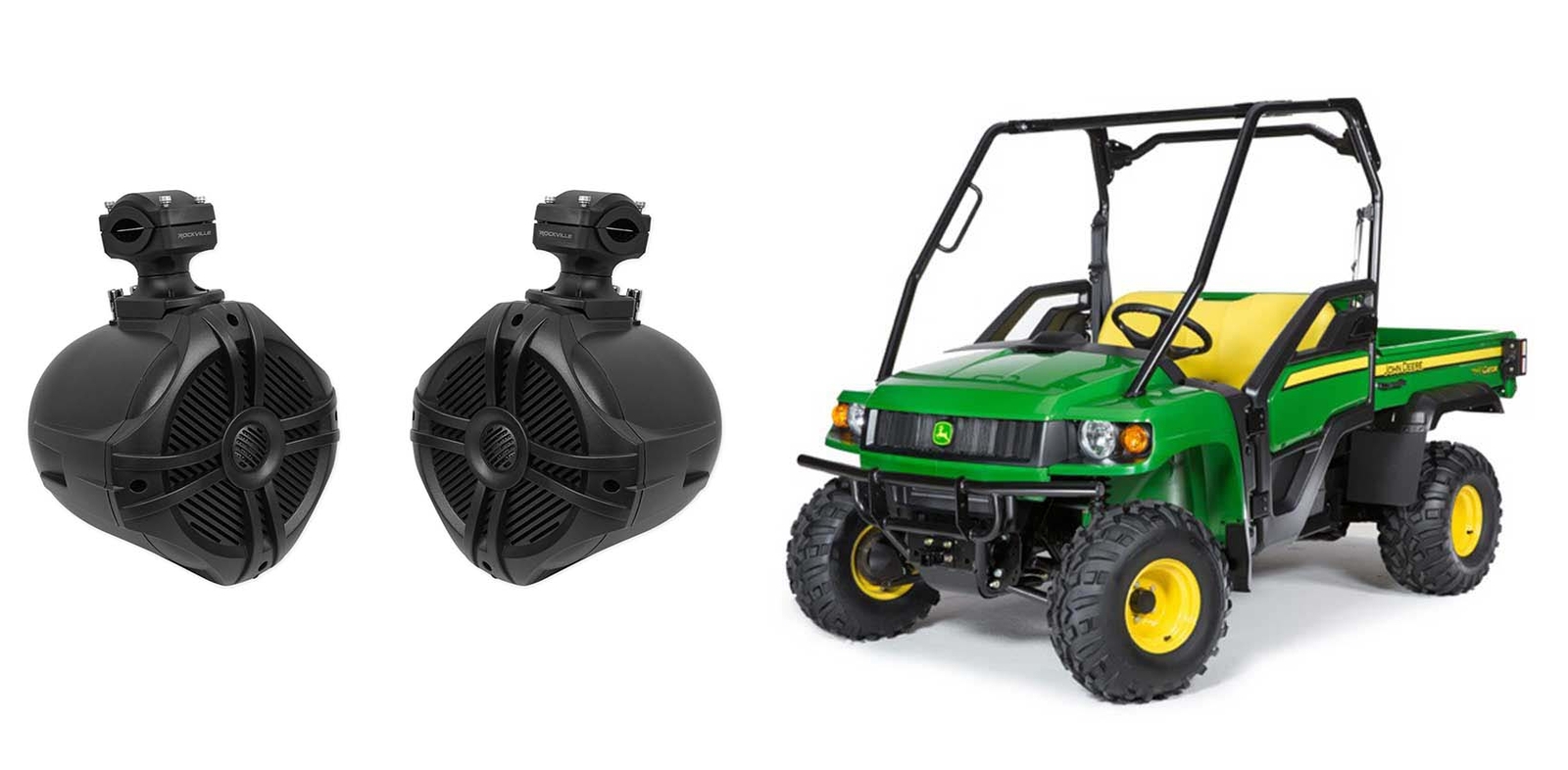65 Водонепроницаемые колонки Rollcage Tower с перекладиной для John Deere Gator XUVRSX 17790₽